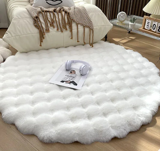 Plush Round Carpet