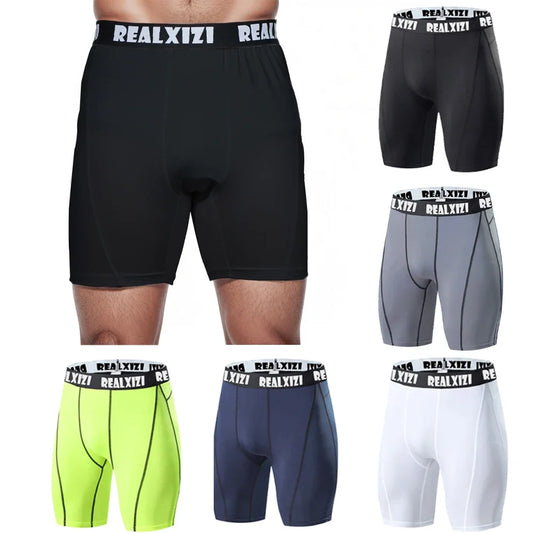 Compression Running Shorts Running Sport Training Tights Sportswear Men Gym Quick-Drying Fitness Jogging Exercise Workout Shorts