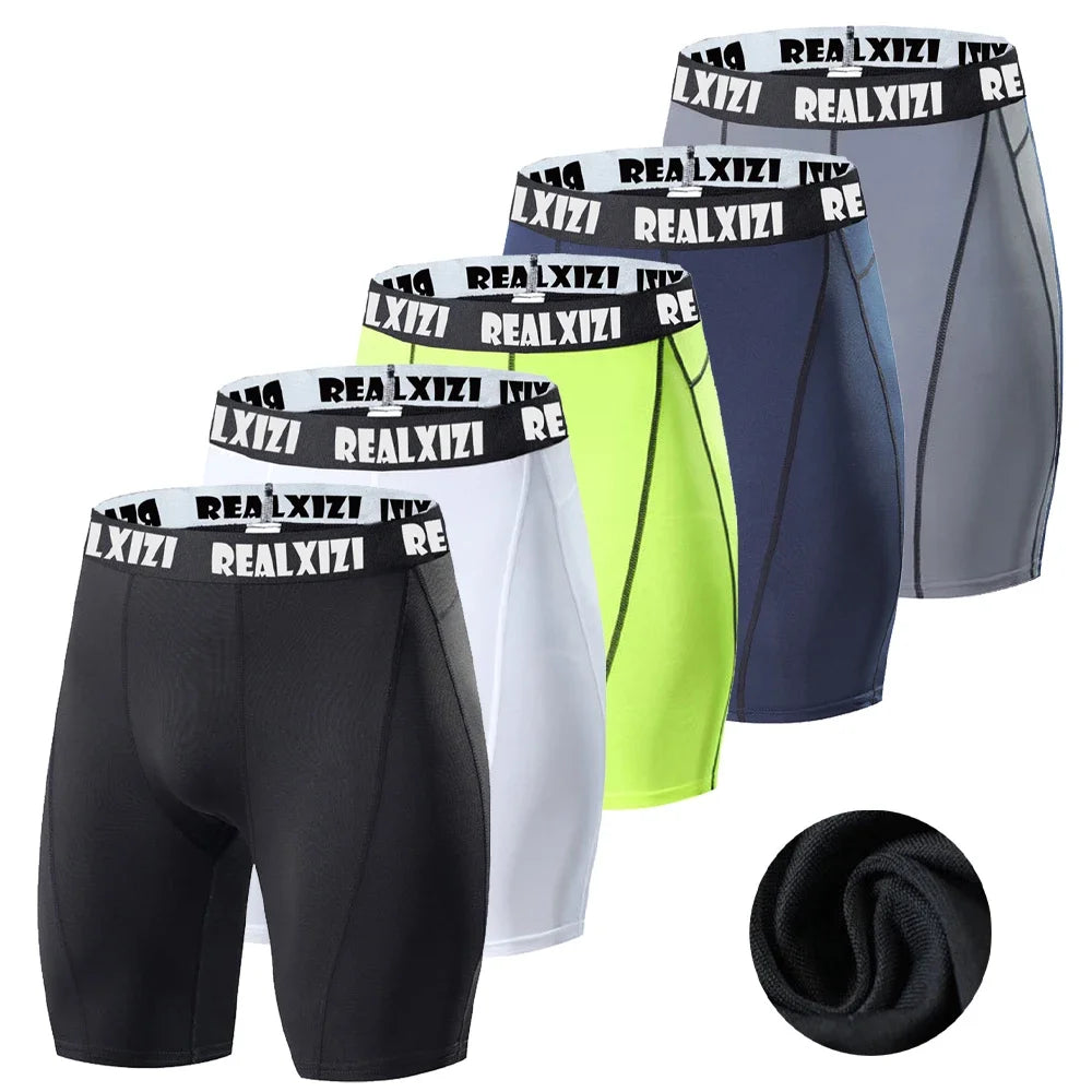 Compression Running Shorts Running Sport Training Tights Sportswear Men Gym Quick-Drying Fitness Jogging Exercise Workout Shorts