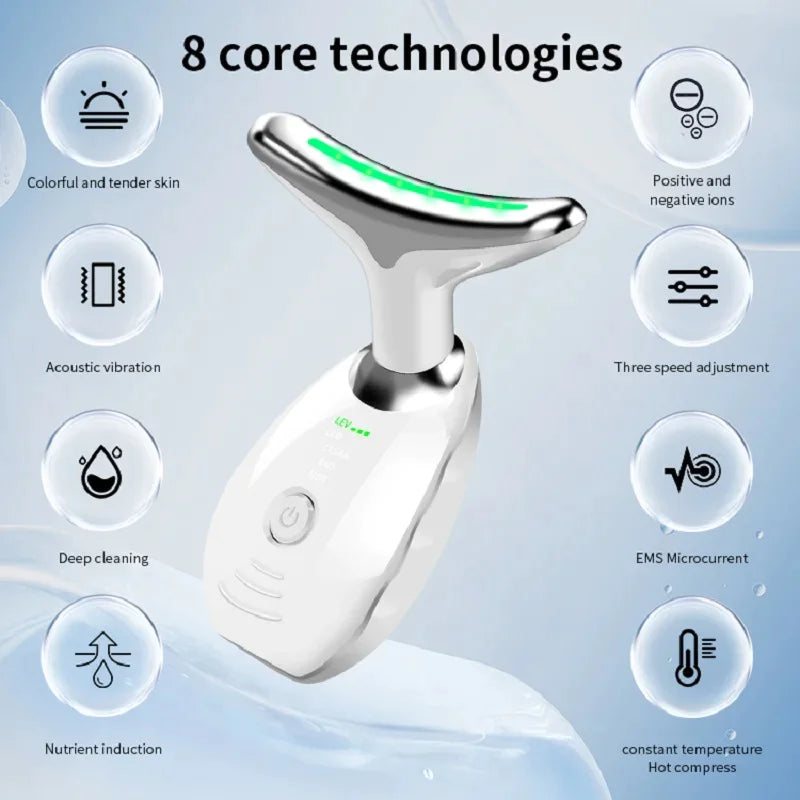 LED Neck & Face Lifting Massager