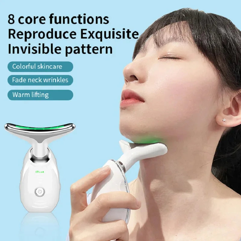 LED Neck & Face Lifting Massager