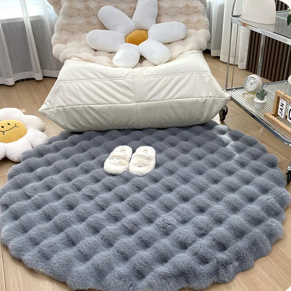 Plush Round Carpet