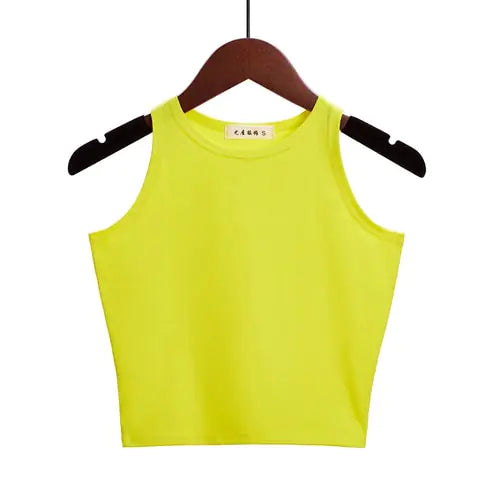 New Women Sexy Cotton Crop Top